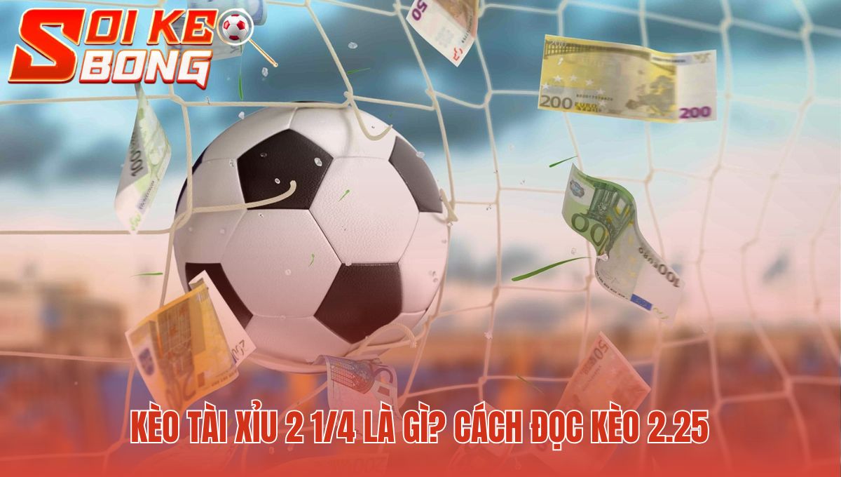 Kèo tài xỉu 2 1/4 là gì giải thích qua các kịch bản