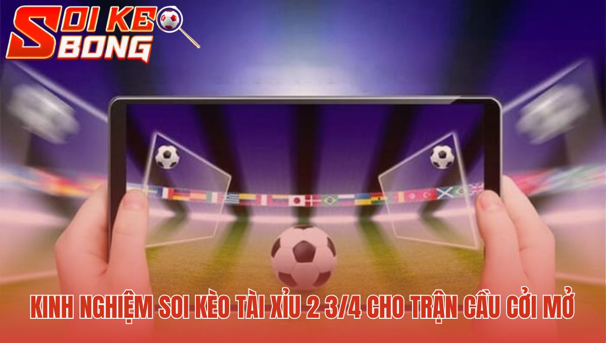 Kèo tài xỉu 2 3/4 là gì? Phân tích trận đấu để chọn kèo