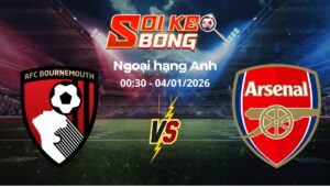 Soi kèo Bournemouth vs Arsenal