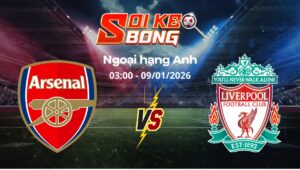 Soi kèo Arsenal vs Liverpool