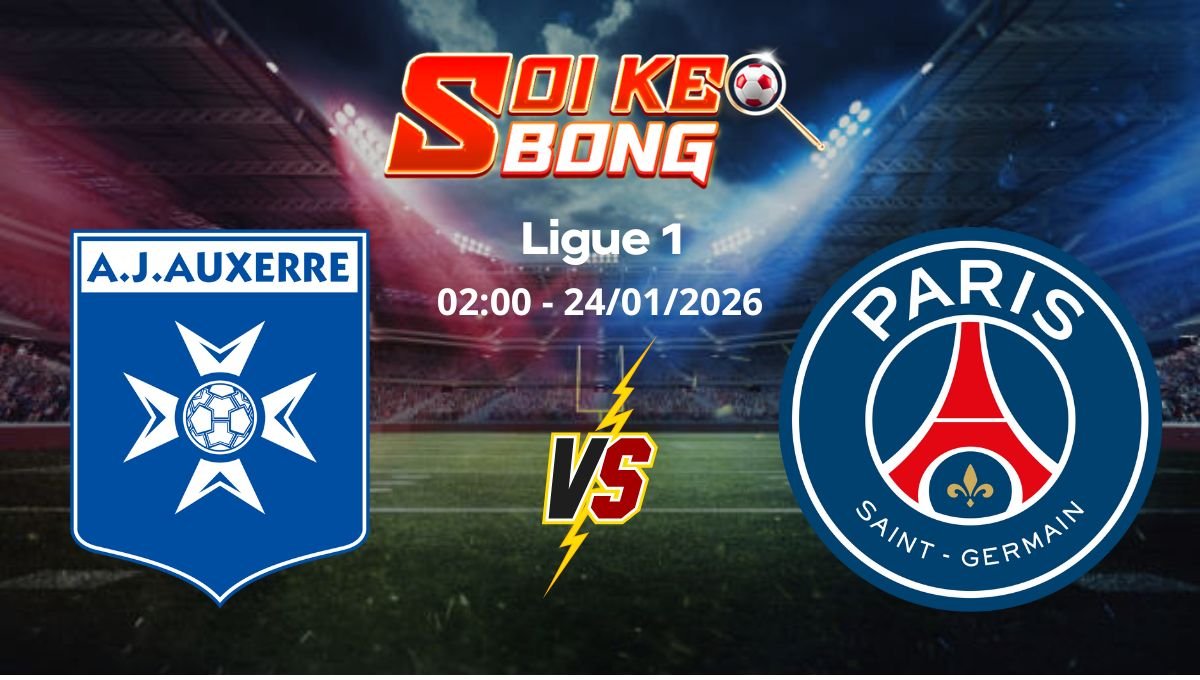 Soi kèo Auxerre vs PSG