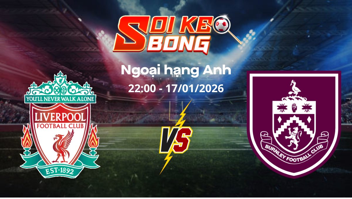 Soi kèo Liverpool vs Burnley