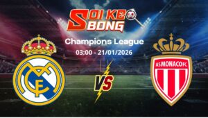 Soi kèo Real Madrid vs Monaco