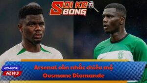 Arsenal cân nhắc chiêu mộ Ousmane Diomande