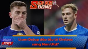 Liam Delap đào tẩu từ Chelsea sang Man Utd?