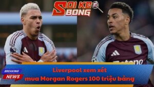 Liverpool xem xét mua Morgan Rogers
