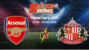 Soi kèo Arsenal vs Sunderland