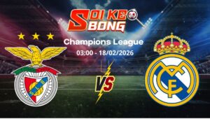 Soi kèo Benfica vs Real Madrid