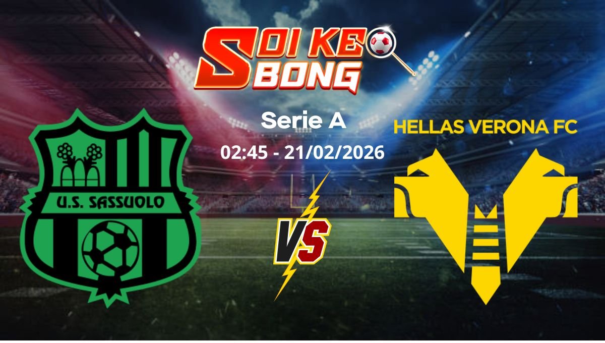 Soi kèo Sassuolo vs Verona