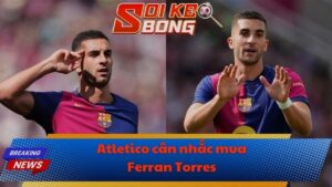 Atletico cân nhắc mua Ferran Torres