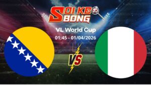 Soi kèo Bosnia vs Ý