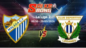 Soi kèo Malaga vs Leganes ngày 29/03 | La Liga 2