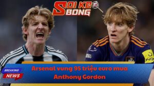 Arsenal vung 95 triệu euro mua Anthony Gordon