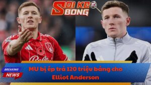 MU bị ép trả 120 triệu bảng cho Elliot Anderson