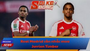 Real Madrid cân nhắc mua Jurrien Timber