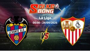 Soi kèo Levante vs Sevilla ngày 24/04 | La Liga