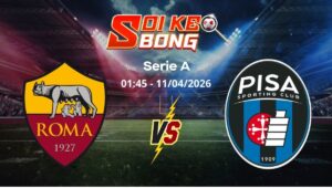 Soi kèo Roma vs Pisa