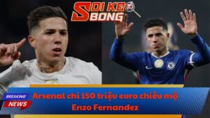Arsenal chi 150 triệu euro chiêu mộ Enzo Fernandez
