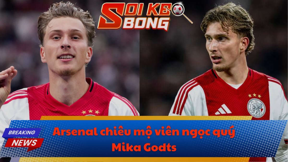Arsenal chiêu mộ viên ngọc quý Mika Godts