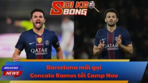 Barcelona mời gọi Goncalo Ramos tới Camp Nou
