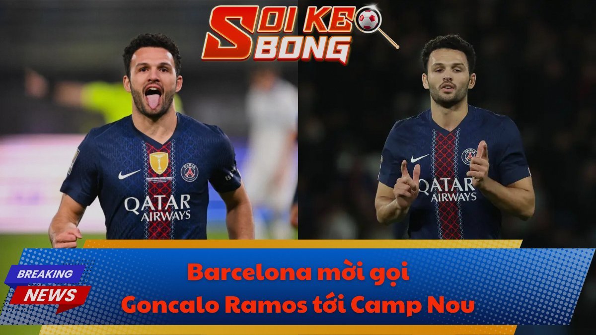Barcelona mời gọi Goncalo Ramos tới Camp Nou