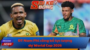 ĐT Nam Phi công bố lực lượng dự World Cup 2026