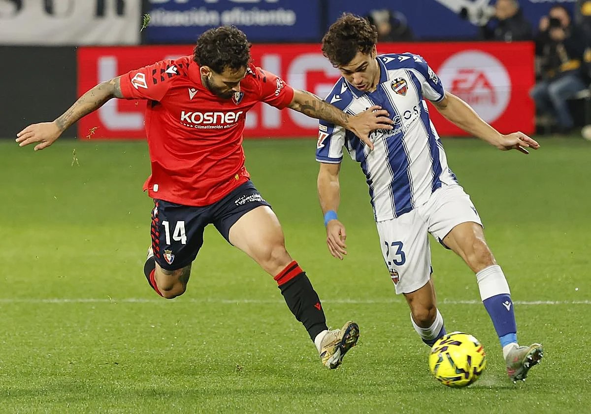 Levante quyết tâm đánh bại Osasuna