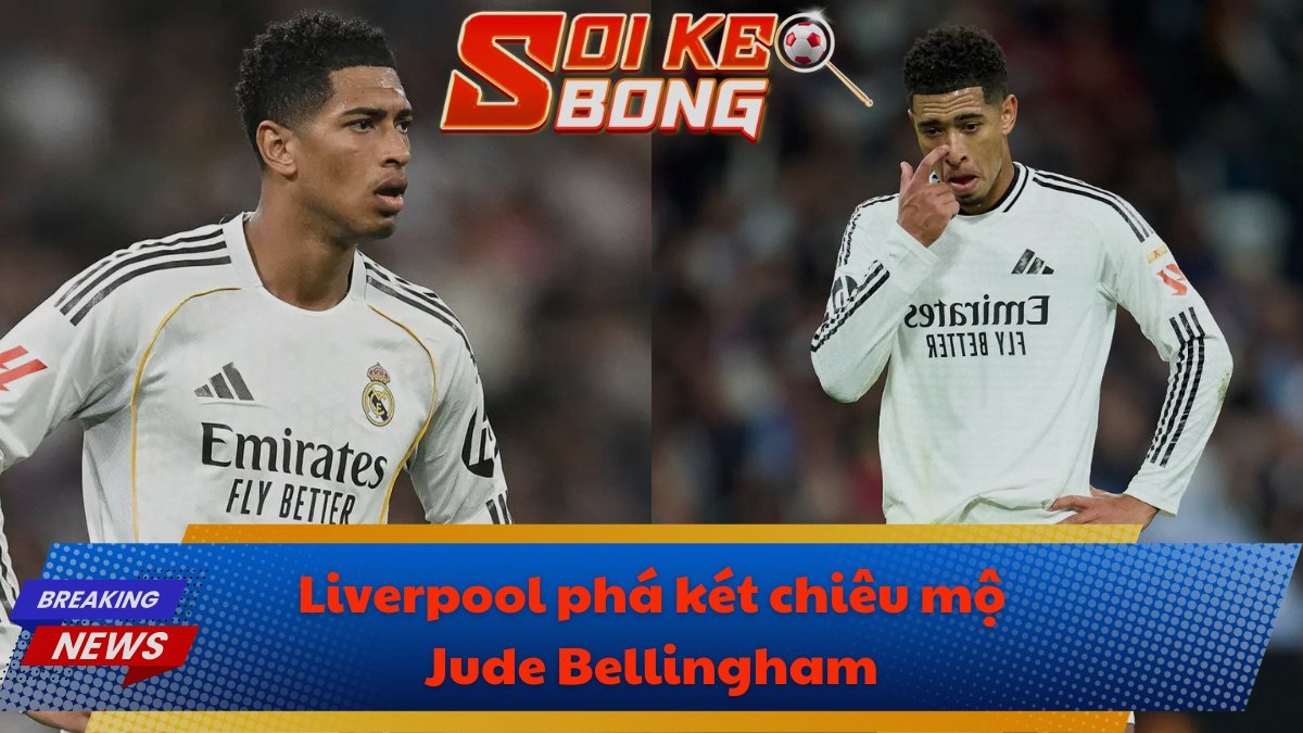 Liverpool phá két chiêu mộ Jude Bellingham