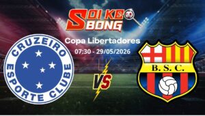 Soi kèo Cruzeiro vs Barcelona SC ngày 29/05 | Copa Libertadores