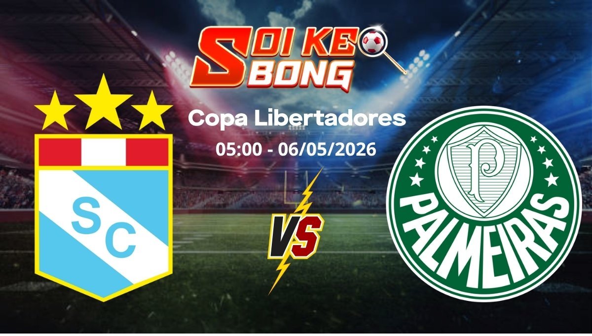 Soi kèo Sporting Cristal vs Palmeiras ngày 06/05 | Copa Libertadores