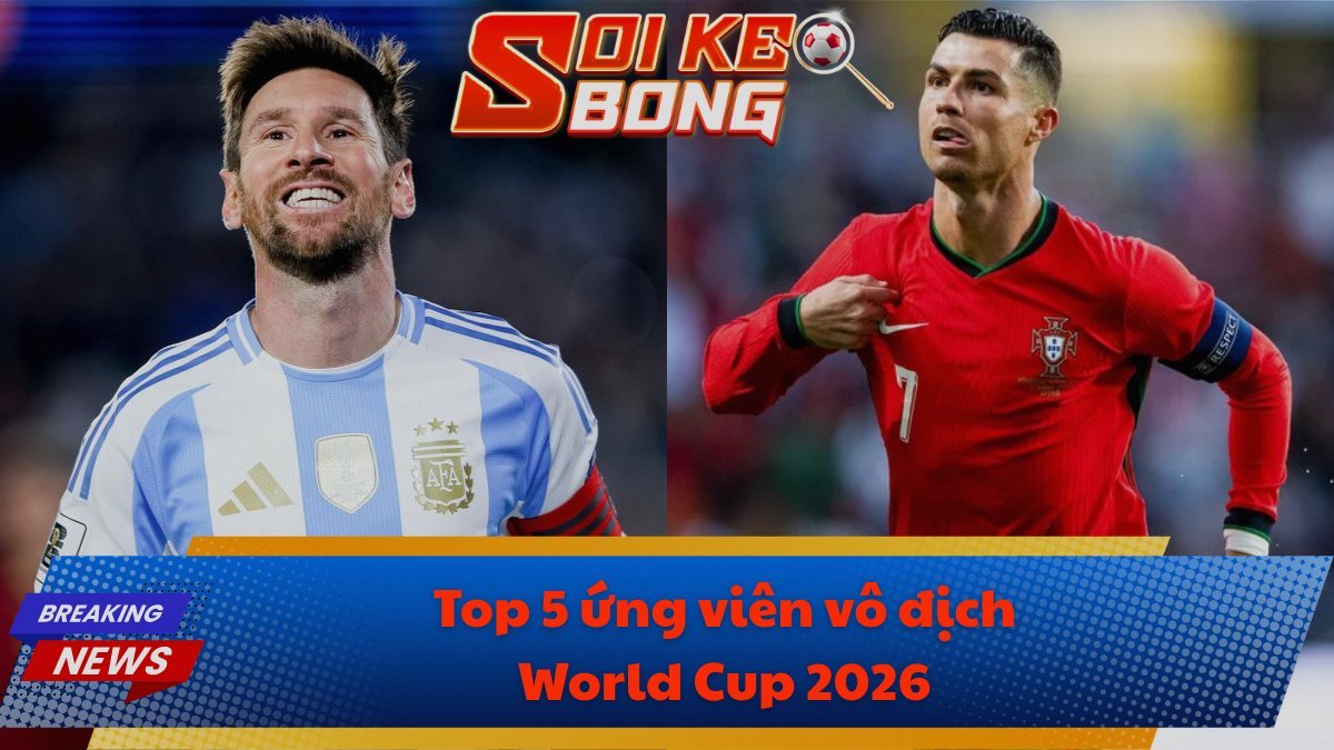 Top 5 ứng viên vô địch World Cup 2026